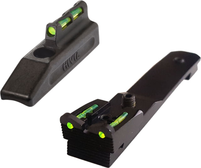 USED HiViz Henry's Interchangeable Front and Rear Sight Set H001 .22LR Red/Green/White HHVS001 EDEMO2 Condition Fair Other - Hiviz
