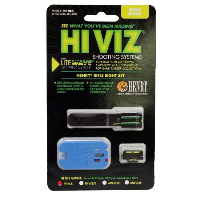 HiViz LiteWave F&R Sight Henry Big Boy rifles