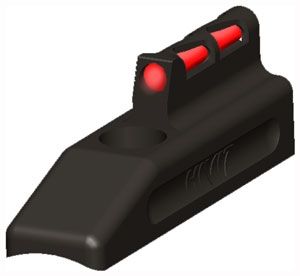 Hiviz Litewave Front Sight For Ruger MKII/MKIII 3-litepipes