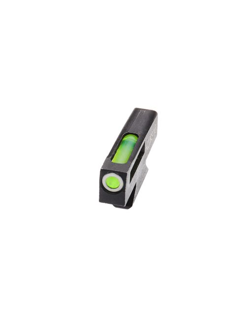 HiViz Litewave H3 Interchangeable Front Sight S&W DX 0.310 inch Height Black Green Litepipe w/ White Ring