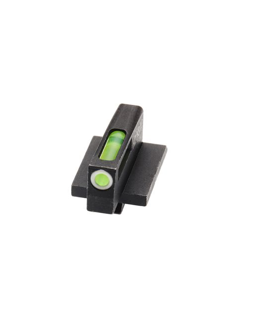 HiViz Litewave H3 Tritium/Litepipe Front Sight Ruger GP100 0.270 inch Height Black Green w/ White Ring