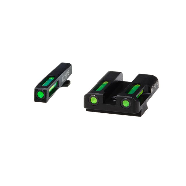 HiViz Litewave H3 Tritium/Litepipe Sight Set Glock 9mm/40 S&W