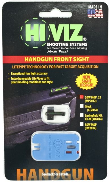 HiViz  S&W M&P.22 Pistol Front Sight Red/Green