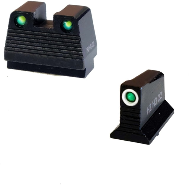 HiViz Glock Co-Witness Tritium Sight Set Glock MOS 9mm/40 S&W 357 SIG
