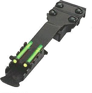 Hiviz Turkey Green Fiber Optics Shotgun Sight Vent Rib .315-.385in