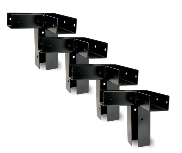 HME Blind Platform Brackets - 4 Pack Black