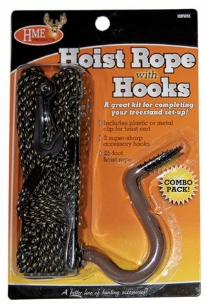 HME Products Hoist Rope w/ Hooks 25 ft - Hme Products