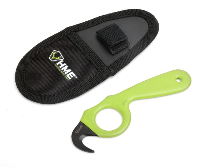 HME Skinning Tool Black Oxide SteelYellow Handle - Hme
