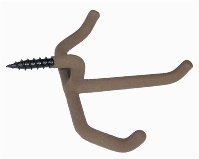 HME Three-Prong Accessory HookTan - Hme