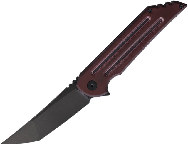 Hoback Knives Kwaiback Framelock HOB031STB 3.75 in Folding Knife KWAIBACKSTBURGUNDYDLC