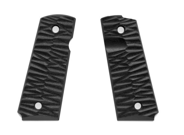 USED Hoffner Knives 1911 Compact Grips Chiseled G10 Black One size G19CCH-BK EDEMO1 Used Condition Like New Inspect and Rebox - Hoffner Knives