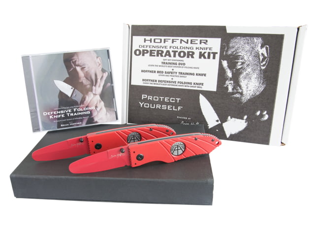 Hoffner Knives Operator Kit w/DVD/Smooth Edge Knife/Red Knife - Hoffner Knives