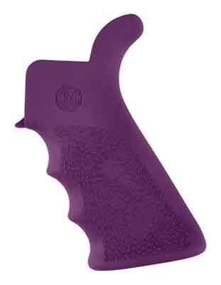 Hogue Ar-15/m-16 Rubber Grip Beavertail Purple - Hogue