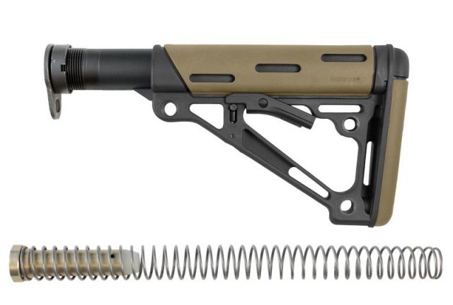 Hogue Hogue Ar-15/m-16 Overmolded Collapsible Buttstock Assembly Tan - $116.96 at Optics Planet