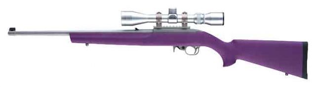 Hogue Ruger 10-22 Rubber Overmolded Stock Purple