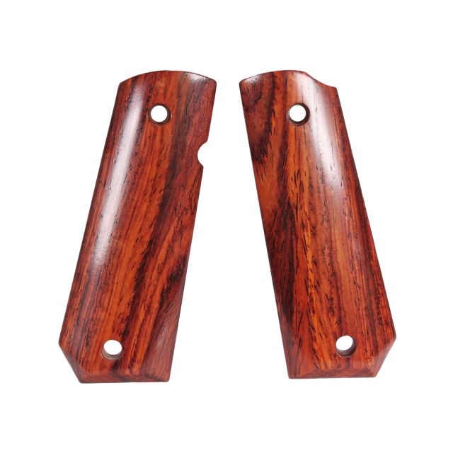 Hogue 1911 Govt. Ambidextrous Safety Cut Grip Model Bobtail Smooth Coco Bolo - Hogue