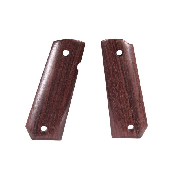 Hogue 1911 Govt. Ambidextrous Safety Cut Grip Model Bobtail Smooth Rosewood - Hogue