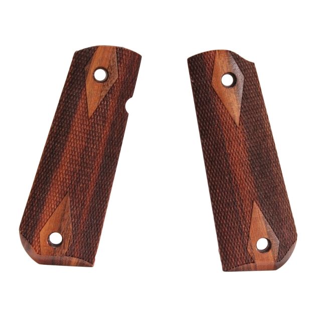 Hogue 1911 Govt. Ambidextrous Safety Cut Grip Model Round Heel Checkered Goncalo - Hogue
