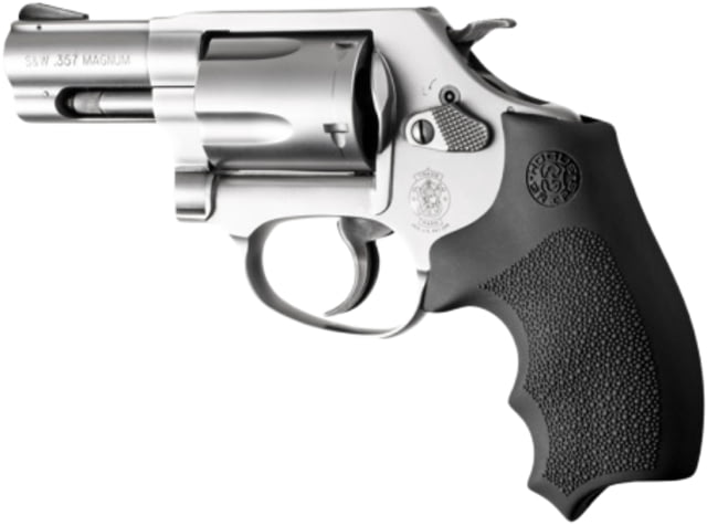 Hogue Round Butt Centennial/Metal Bodyguard Rubber Bantam Style Closed Backstrap Smith & Wesson J-Frame Revolver Revolver Grip Black - Hogue