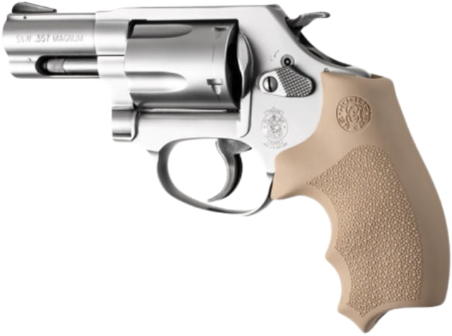 Hogue Round Butt Centennial/Metal Bodyguard Rubber Bantam Style Closed Backstrap Smith & Wesson J-Frame Revolver Revolver Grip Flat Dark Earth - Hogue