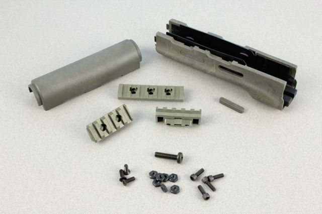 Hogue AK-47/AK-74 (Longer Yugo Version) Forend with Ghillie Green gripping area - Hogue