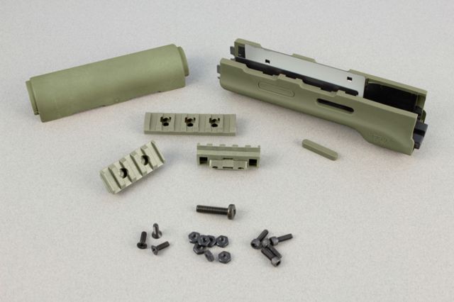 Hogue AK-47/AK-74 (Longer Yugo Version) Forend with OD Green gripping area - Hogue