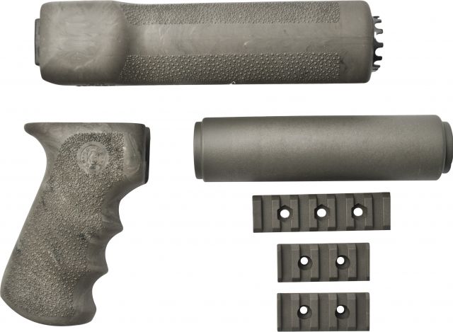 Hogue AK-47/AK-74 Longer Yugo Version Kit OM Grip and Forend Ghillie Green - Hogue