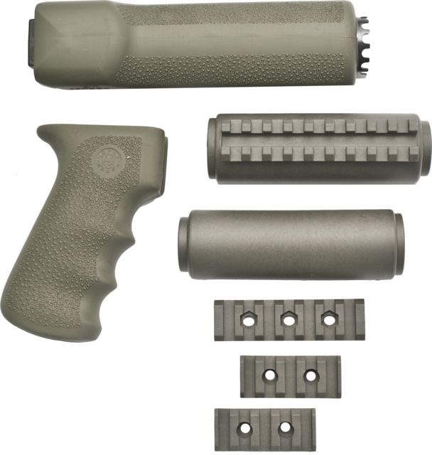 Hogue AK-47/AK-74 Standard Chinese and Russian Kit OverMolded Grip and Forend OD Green - Hogue