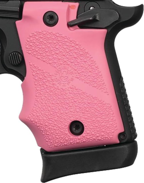 Hogue Ambi Safety Rubber Grip for Springfield Armory 911 9mm- Pink - Hogue