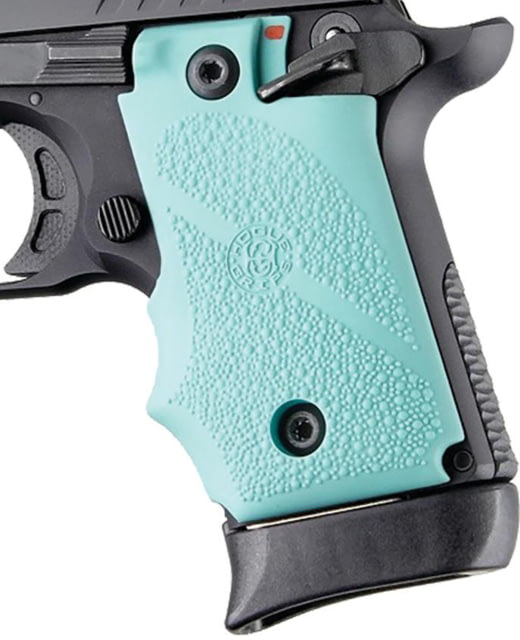 Hogue Ambi Safety Rubber Grip for Springfield Armory 911- Aqua HA - Hogue