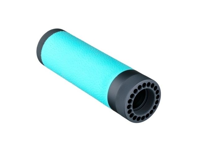 Hogue AR-15/M-16 Free Float Forend with Aqua Gripping Area Aqua Carbine - Hogue