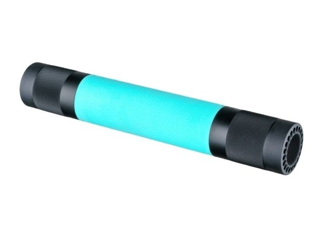 Hogue AR-15/M-16 Free Float Forend with Aqua Rubber Gripping Aqua - Hogue