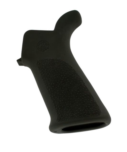 Hogue Hogue AR-15/M-16 Rubber Grip Beavertail with No Finger Grooves OD Green - $30.89 at Optics Planet