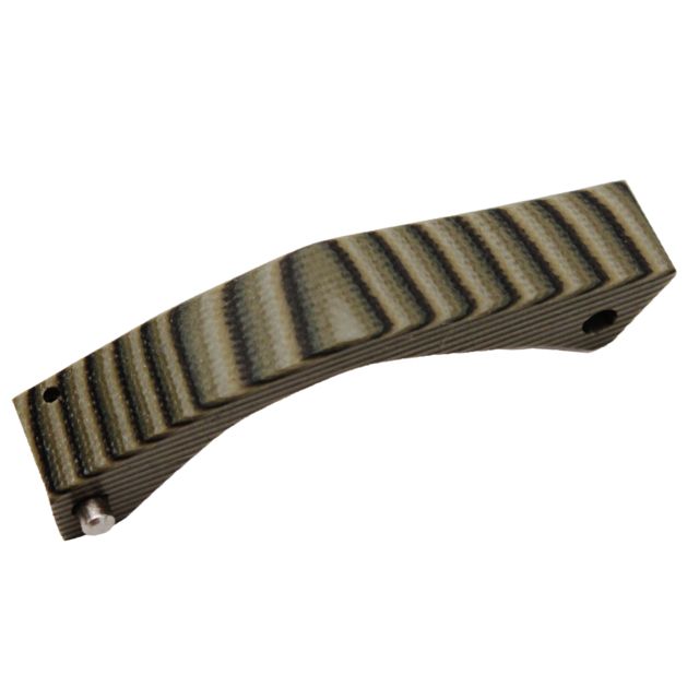 Hogue AR15 Cont Trigger Guard w/ G10 G-Mascus Grip Green 196034 - Hogue