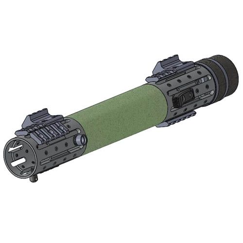Hogue AR15 Ext. Length FF Forend w/ OverMolded Grip Area/Accessory Attachments Olive Drab 190603 - Hogue