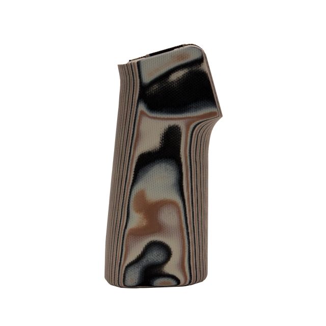 Hogue AR15/M16 15 Degree Vertical No Finger Groove GripSmooth G10 G-Mascus Dark Earth - Hogue