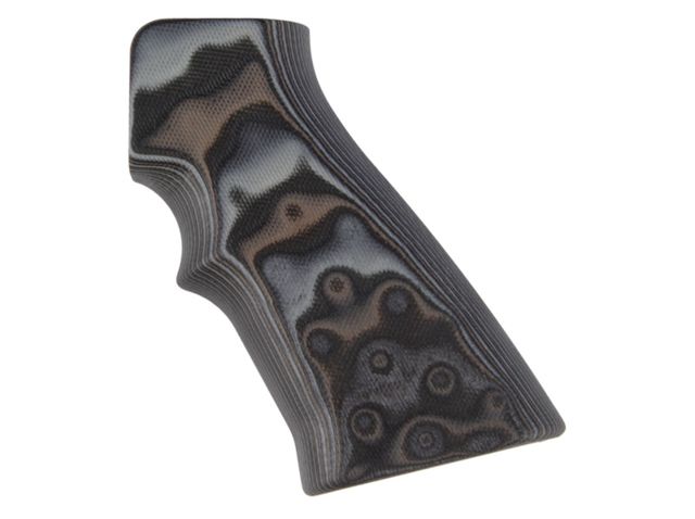 Hogue AR15 / M16 G-10 - G-Mascus Black/Gray - Hogue