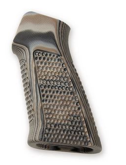 Hogue AR15 / M16 No Finger Groove Piranha Grip G10 G-Mascus Dark Earth - Hogue