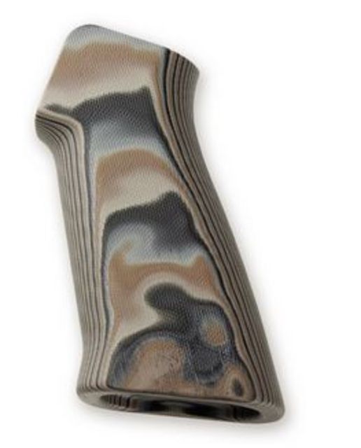Hogue AR15 / M16 No Finger Groove Smooth G10 G-Mascus Dark Earth - Hogue
