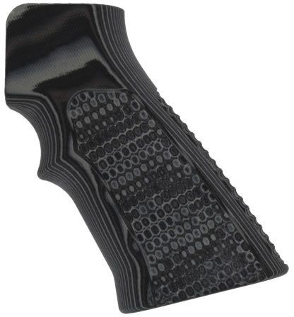 Hogue AR15 / M16 Piranha Grip G-10 - G-Mascus Black/Gray - Hogue