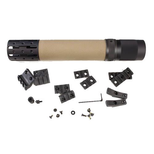 Hogue AR15/M16 Rifle Length FF Forend w/ OM Grip Area/Accessory Attachments Desert Tan 190611 - Hogue