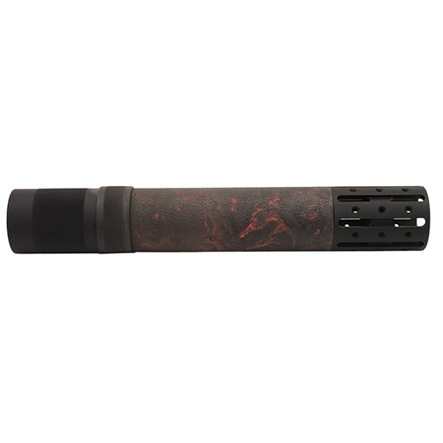Hogue AR15/M16 Rifle Length FF Forend w/ OM Grip Area/Accessory Attachments Red Lava 196048 - Hogue
