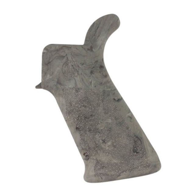 Hogue AR15 Rubber Molded Grip Ghillie Green AR15 Beavertail with No Finger Grooves 190621 - Hogue