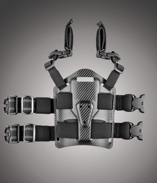 Hogue ARS Holster Thigh Rig CF Weave Black 530 - Hogue
