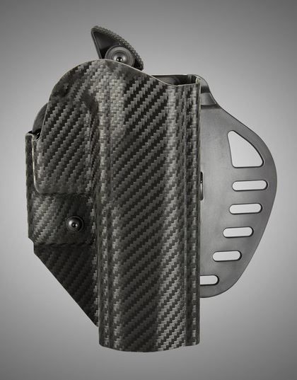 Hogue ARS Stage 1 Carry CZ P-09 Right Hand Holster CF Weave Black - Hogue
