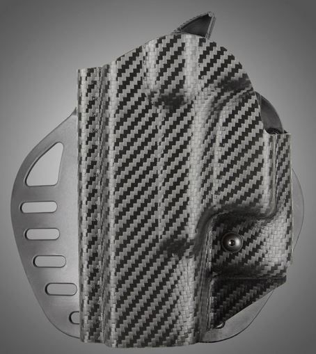 Hogue ARS Stage 1 Carry Glock 18 19 23 25 32 38 Left Hand Holster CF Weave Black - Hogue