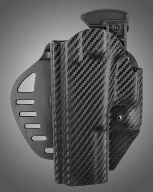 Hogue ARS Stage 1 Carry Glock 20 21 Left Hand Holster CF Weave Black - Hogue