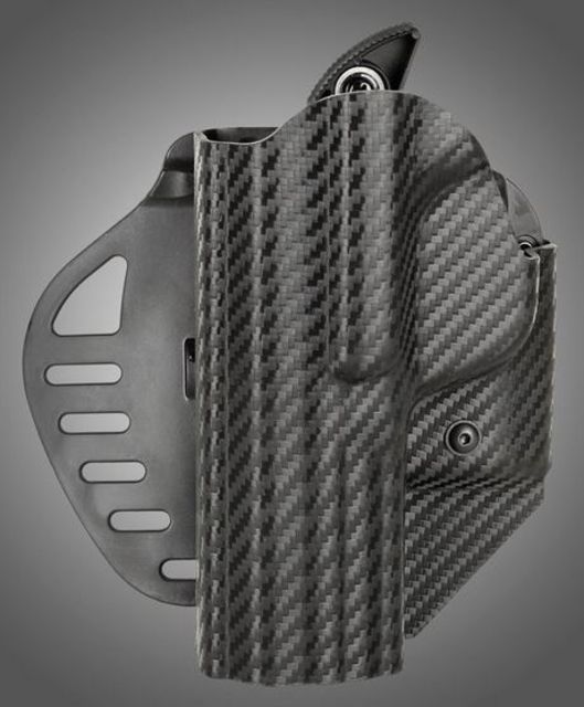 Hogue ARS Stage 1 Carry S&W M&P 9MM 40S&W 357SIG Left Hand Holster CF Weave Black - Hogue