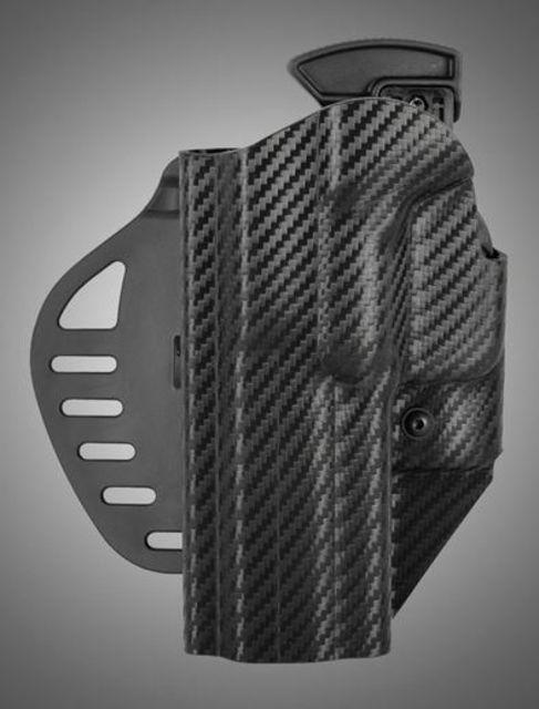Hogue ARS Stage 1 Carry Sig Sauer P226 Left Hand Holster CF Weave Black - Hogue