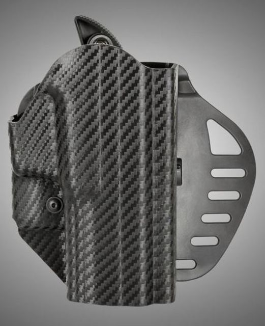 Hogue ARS Stage 1 Carry Springfield XD9 4in. Barrel Right Hand Holster CF Weave Black - Hogue